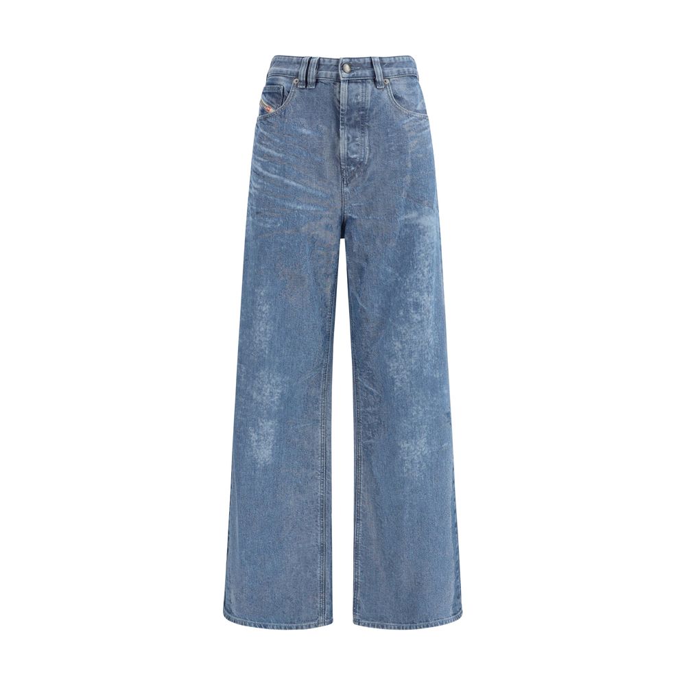 Jean Diesel bleu en coton à coupe décontractée