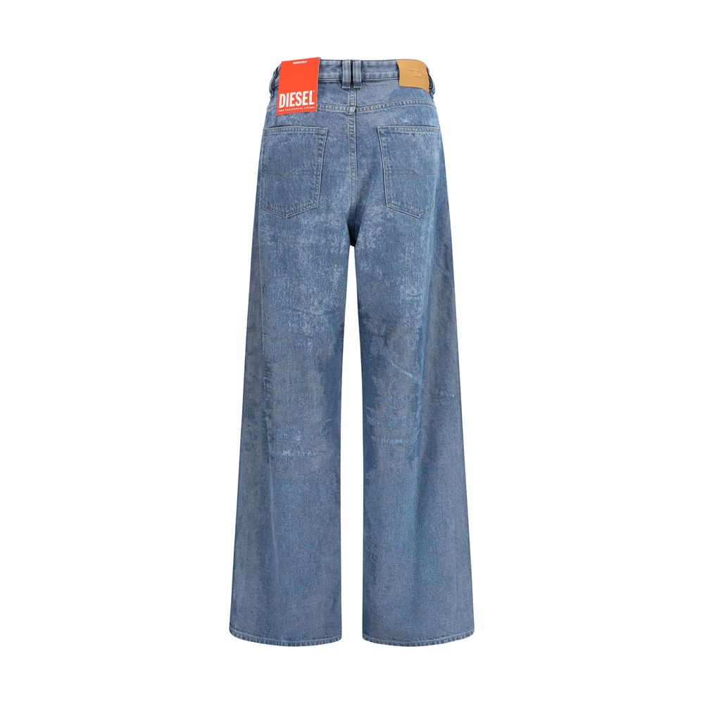 Jean Diesel bleu en coton à coupe décontractée