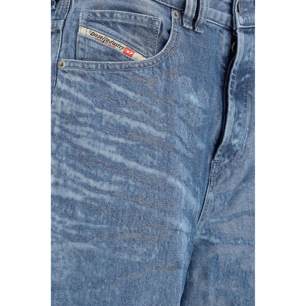 Jean Diesel bleu en coton à coupe décontractée
