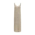 Robe décontractée Brunello Cucinelli en lin beige