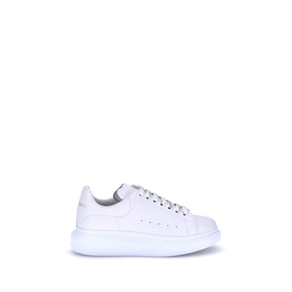 Alexander McQueen Sneakers platform in pelle di vitello bianca Bos Taurus