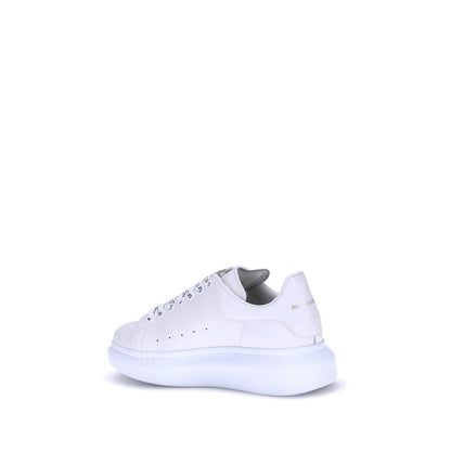 Alexander McQueen Sneakers platform in pelle di vitello bianca Bos Taurus