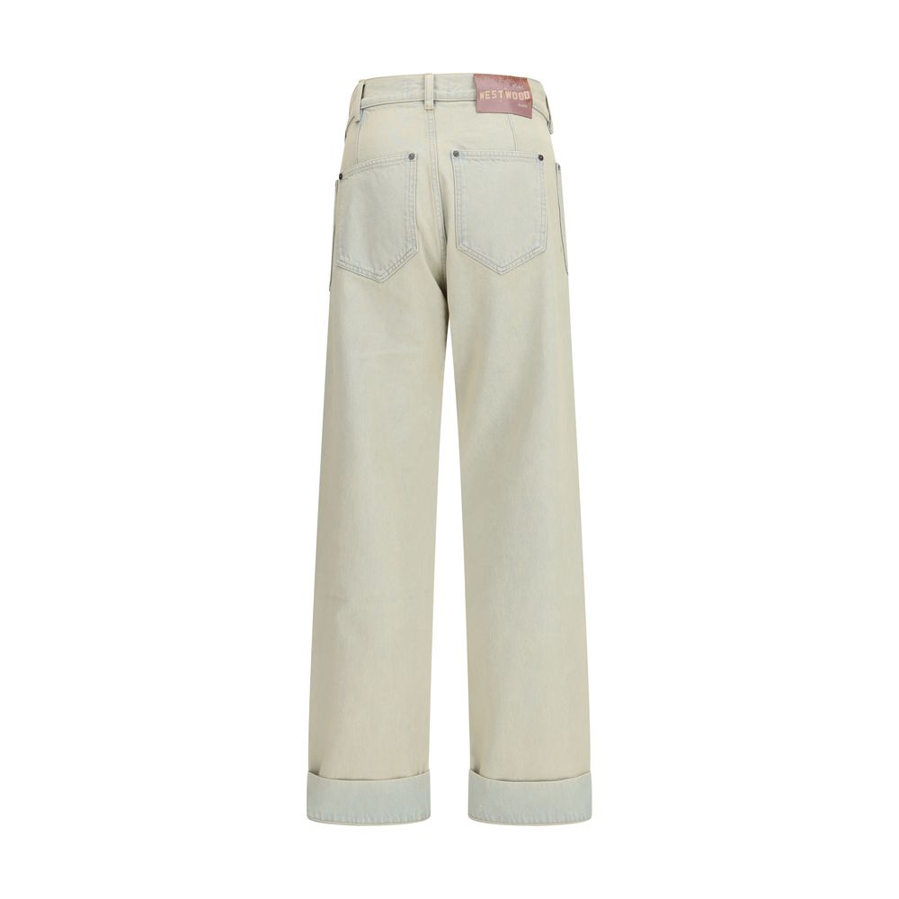 Vivienne Westwood Jeans di Cotone Denim