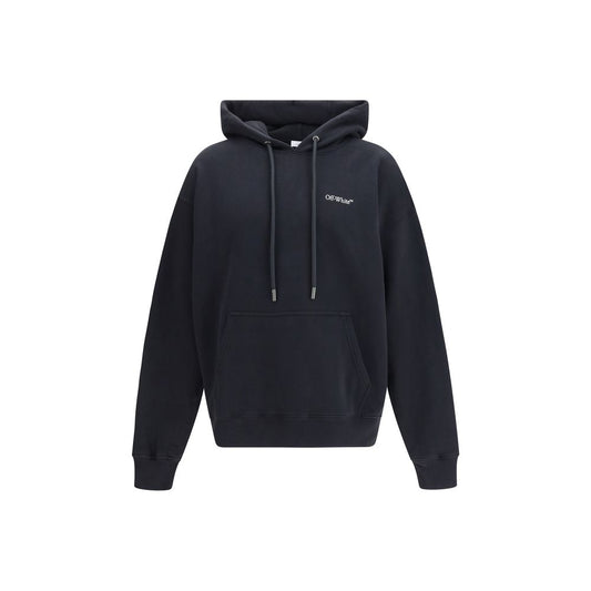 Felpa Off-White in cotone nera
