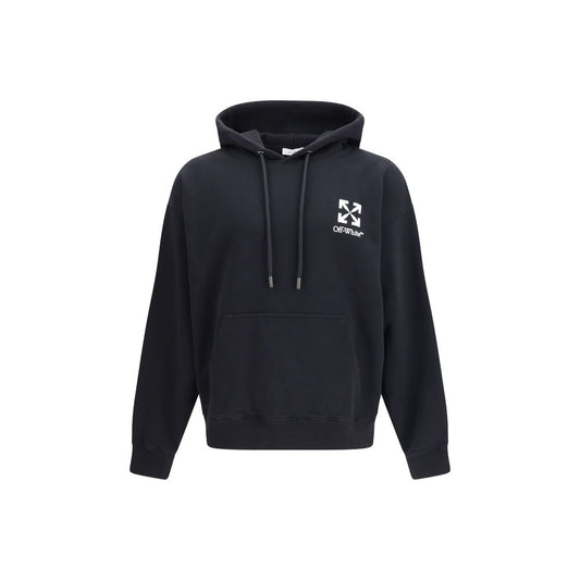 Felpa Off-White in cotone nera
