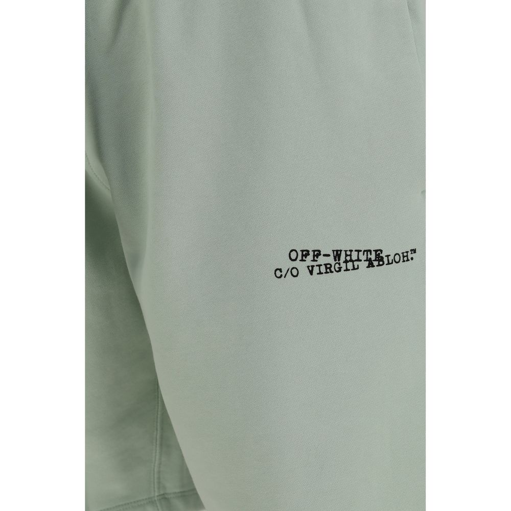 Short bermuda bicolore en coton Off-White