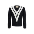 Sweat-shirt Valentino Garavani en laine noire Oves Aries