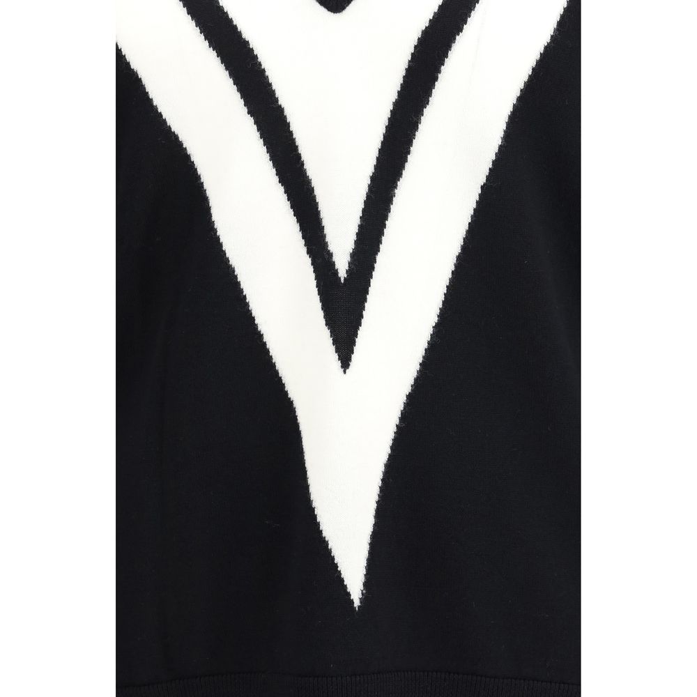 Valentino Garavani Black Wool Oves Aries Sweatshirt
