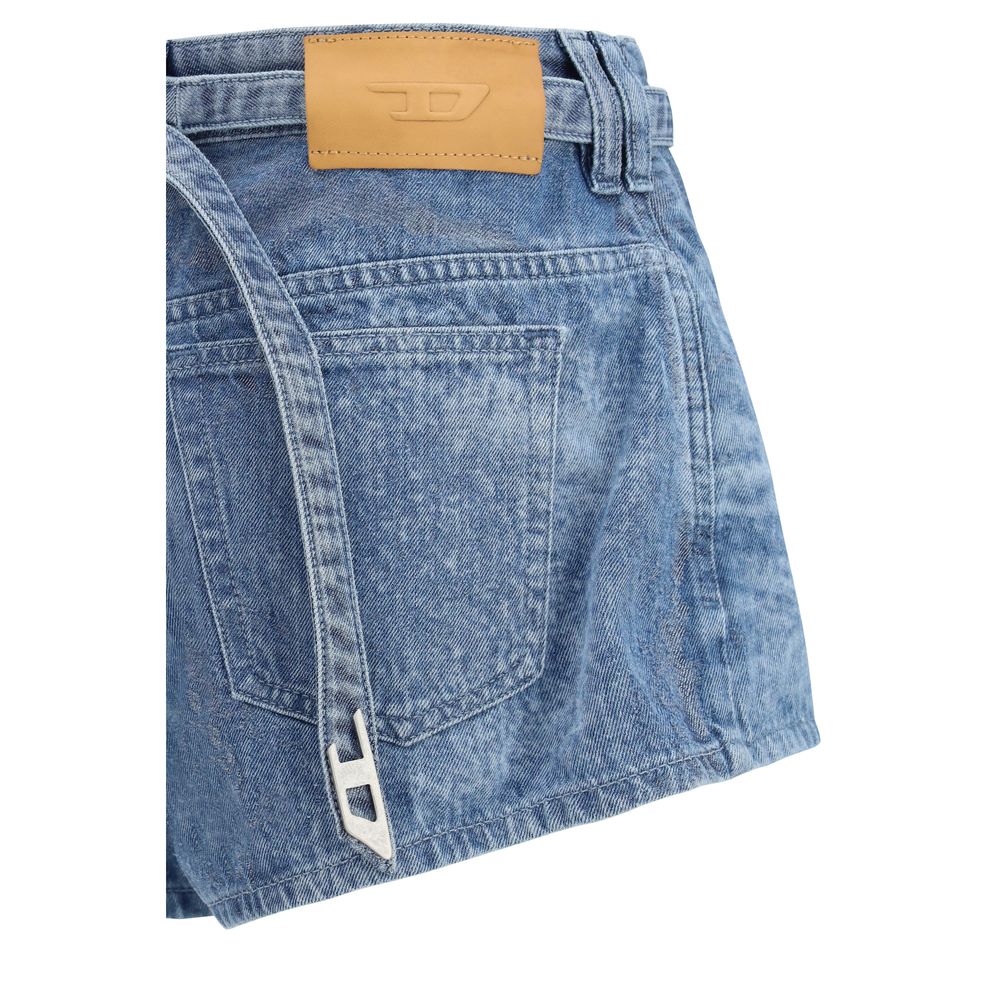 Bermuda en coton bleu Diesel