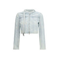 Blouson motard en coton bleu Diesel