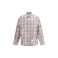 Camicia Thom Browne con motivo in tessuto multicolore