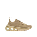 Sneakers sportive Salvatore Ferragamo in tessuto beige