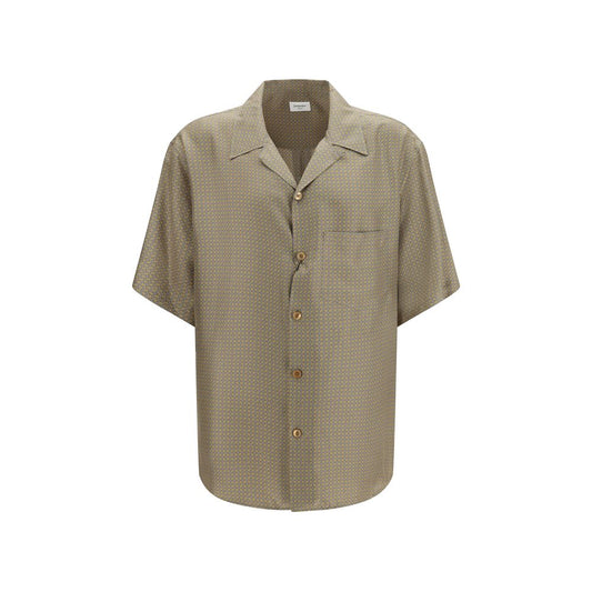 Camicia Saint Laurent in seta multicolore a fantasia