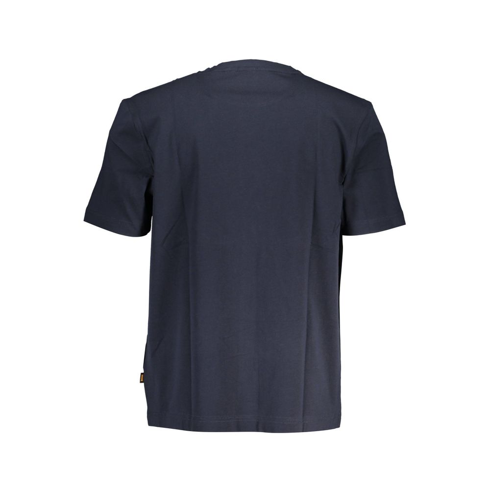 T-shirt da uomo Hugo Boss in cotone biologico blu