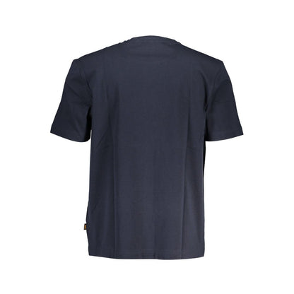 T-shirt da uomo Hugo Boss in cotone biologico blu