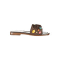 Chausson Femme en Cuir Marron Twinset