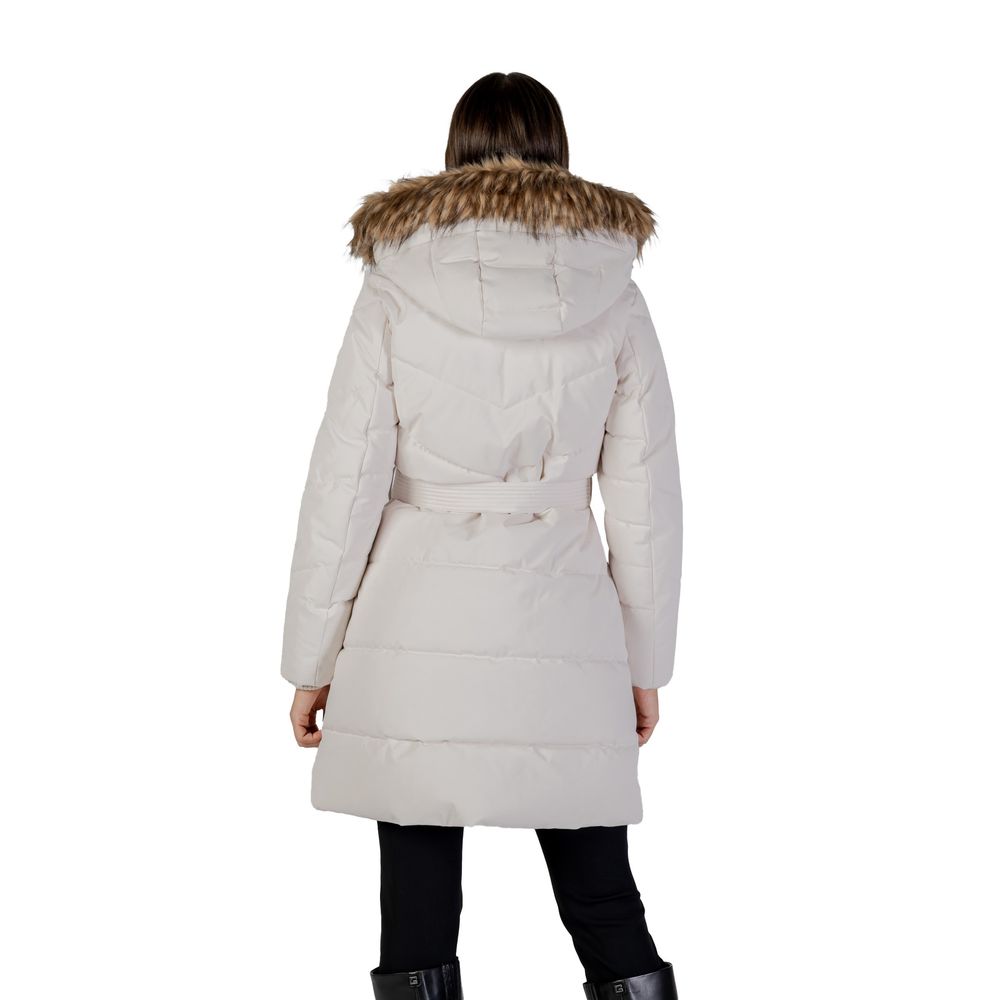 Guess Cappotto in poliestere color crema