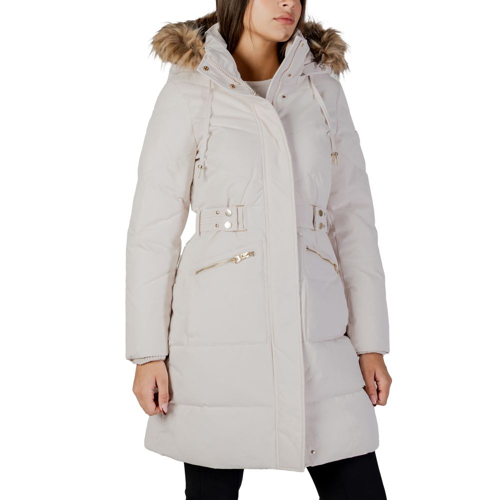 Guess Cappotto in poliestere color crema