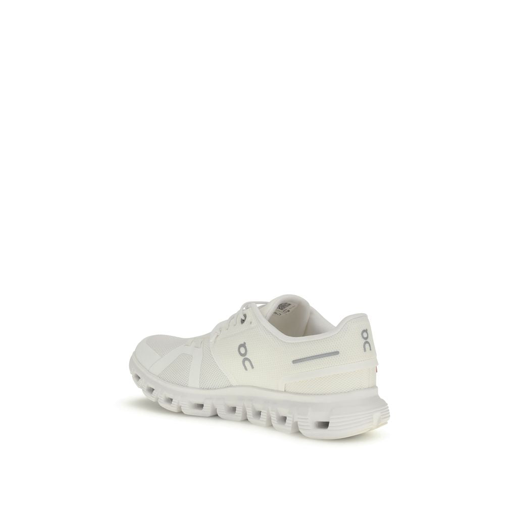 Baskets de sport ON blanches en polyester recyclé