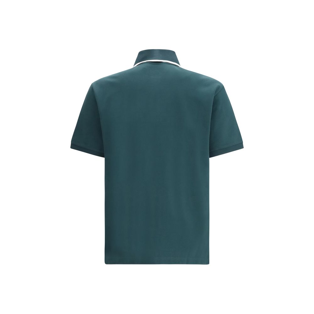 Polo in cotone bicolore Gucci