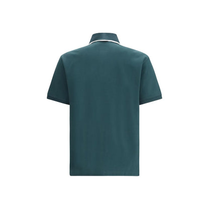 Polo in cotone bicolore Gucci