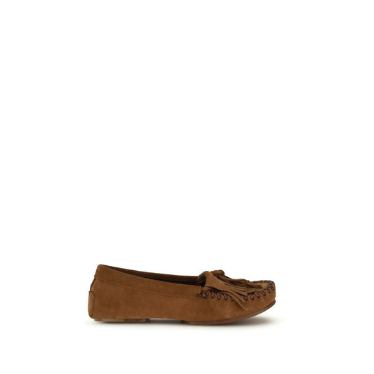 Mocassini slip-on Paris Texas in pelle di vitello marrone Bos Taurus