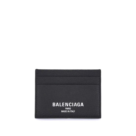 Portafoglio Balenciaga nero in agnello Ovis Aries Aries
