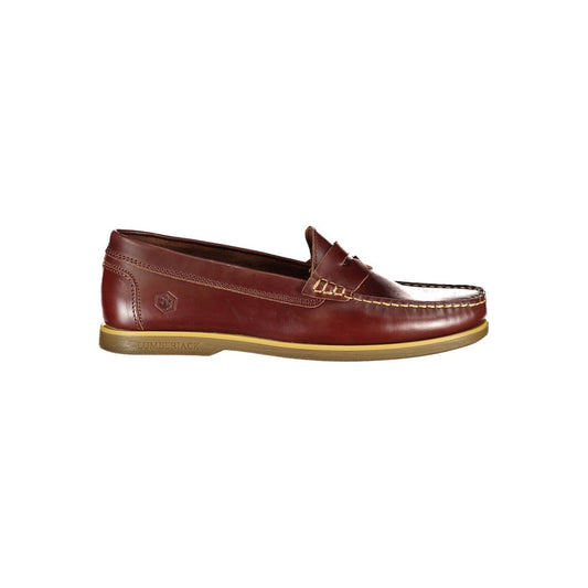 Mocassini da barca Lumberjack Marrone in pelle da uomo