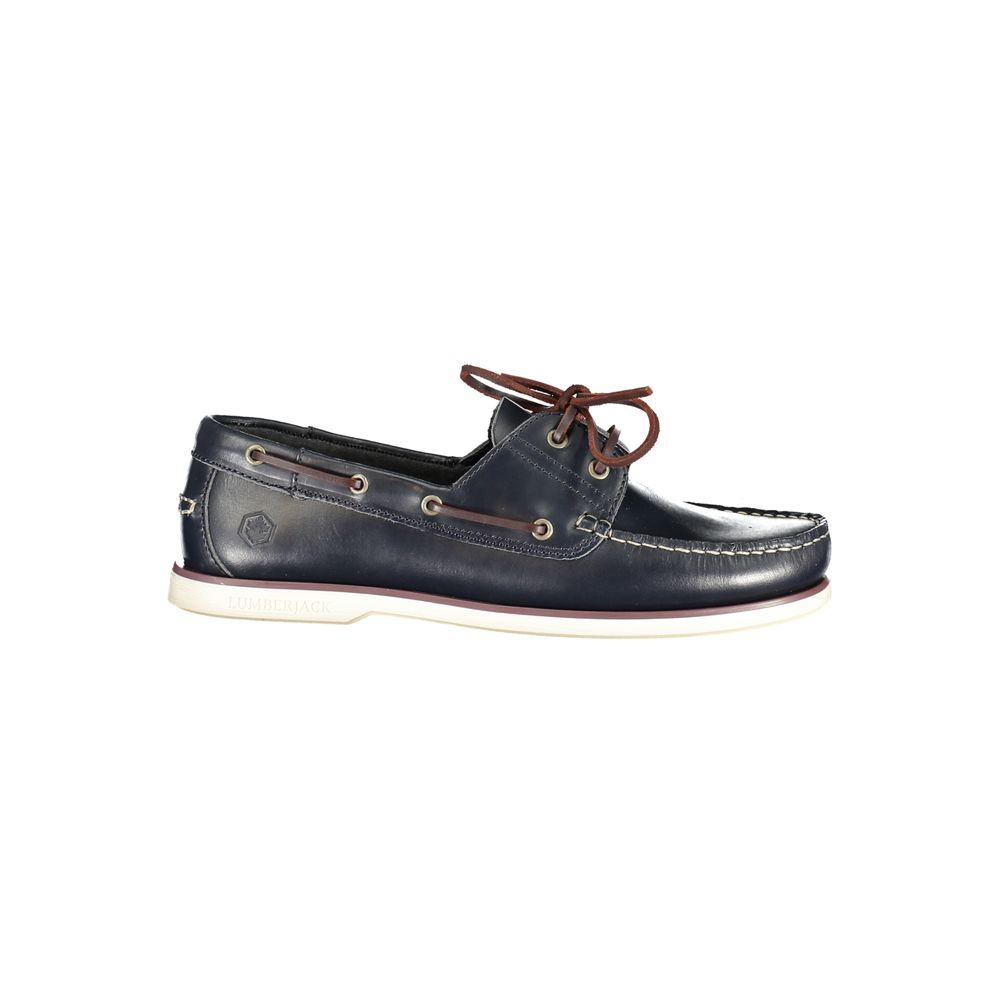 Chaussures classiques en cuir bleu pour homme Lumberjack