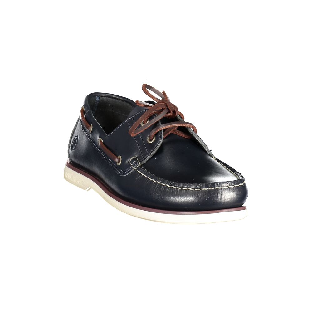 Chaussures classiques en cuir bleu pour homme Lumberjack
