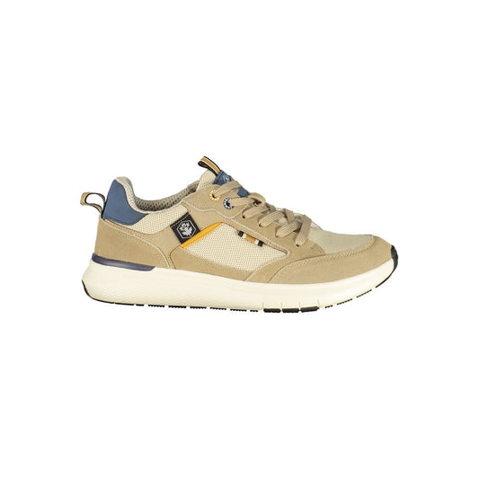 Sneaker Lumberjack Beige da Uomo in Poliestere