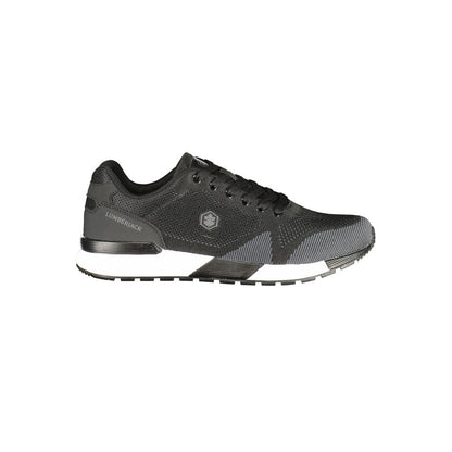 Lumberjack Black Polyester Men Sneaker