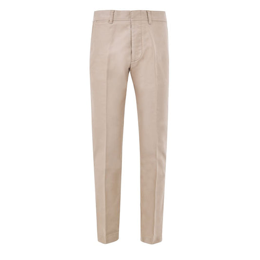 Pantaloni Chino Tom Ford Beige in Cotone