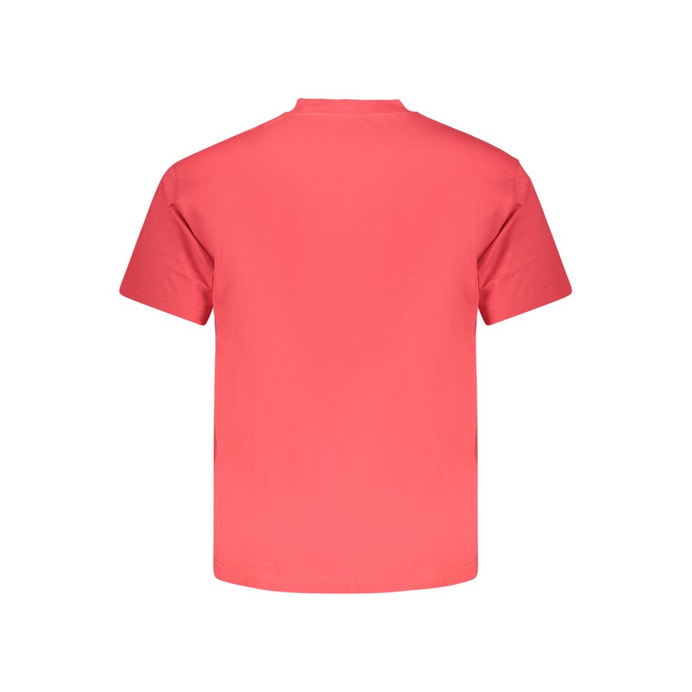 Maglietta da Uomo in Cotone Rossa Vans