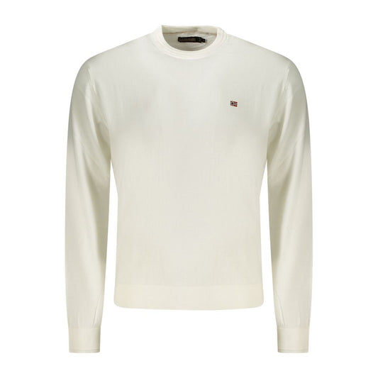 Camicia da uomo Napapijri in cotone bianco