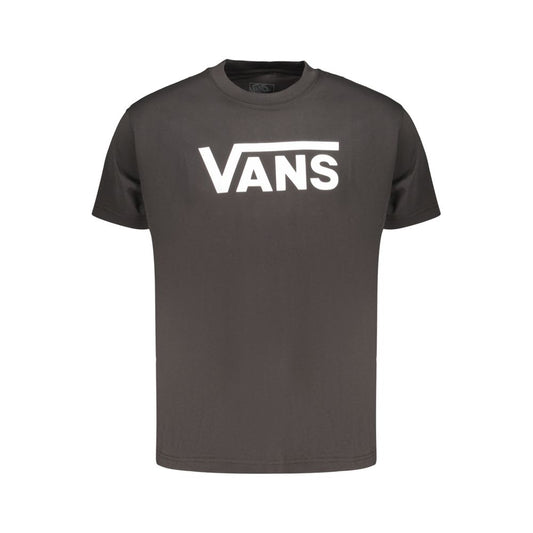 Maglietta da uomo in cotone nero Vans
