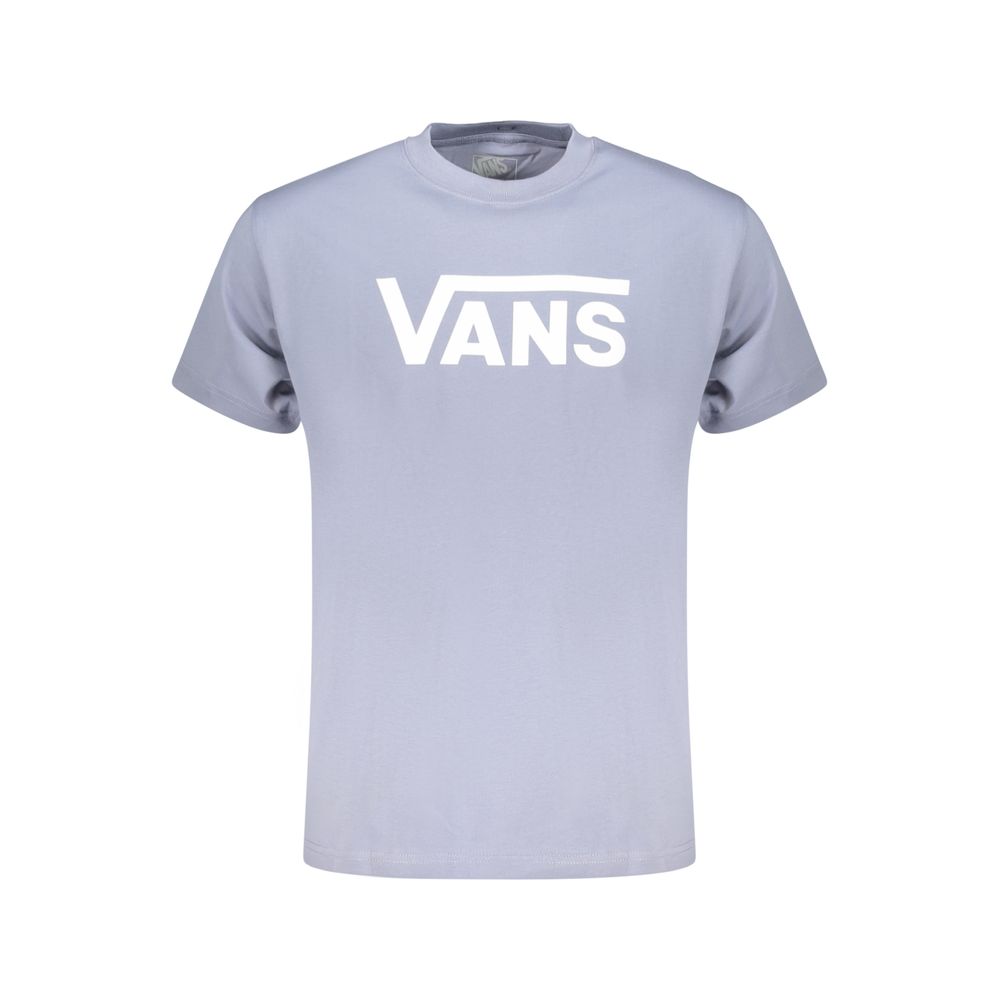 Vans T-Shirt Azzurra in Cotone da Uomo