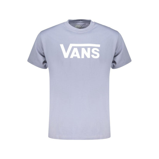 Vans T-Shirt Azzurra in Cotone da Uomo