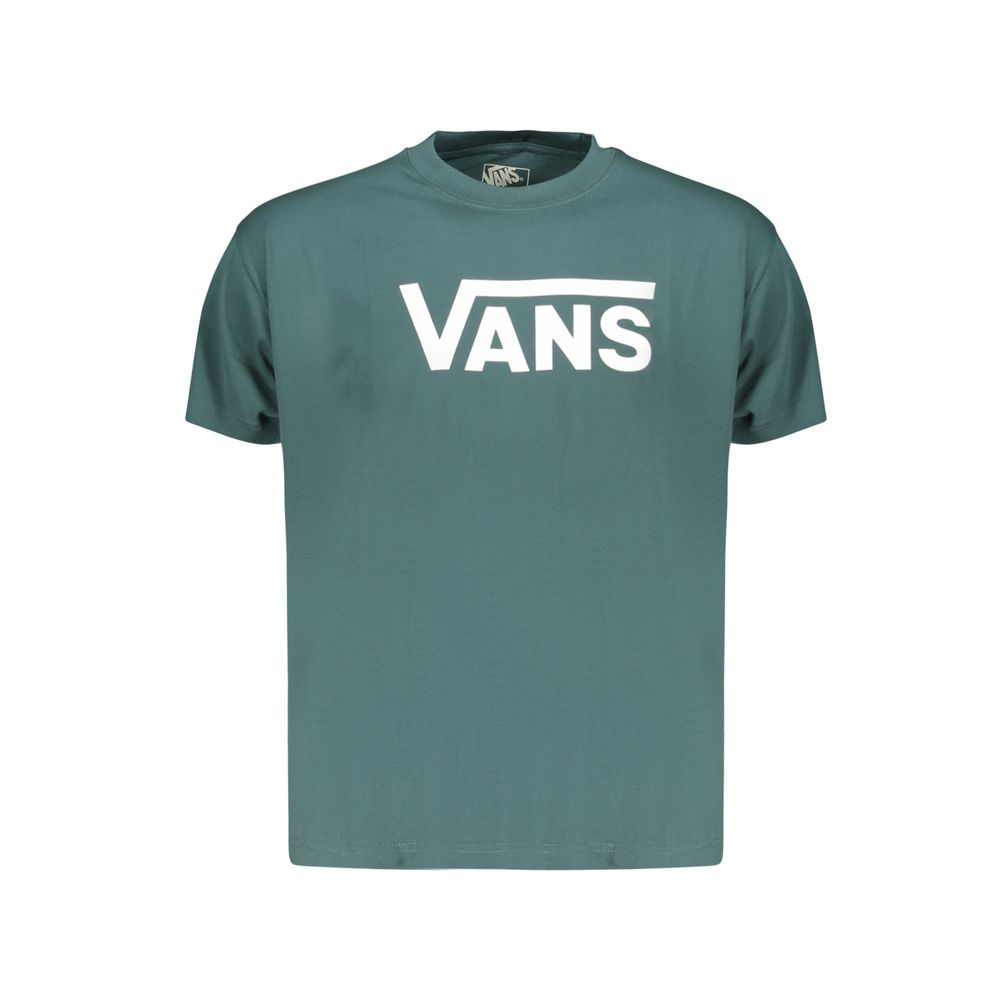 T-shirt da uomo in cotone verde Vans