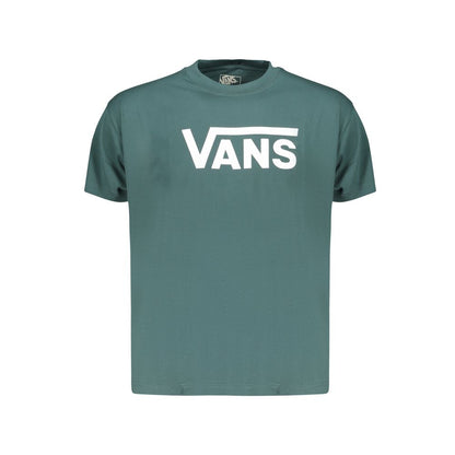 T-shirt da uomo in cotone verde Vans