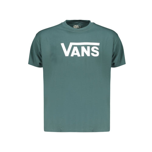 T-shirt da uomo in cotone verde Vans