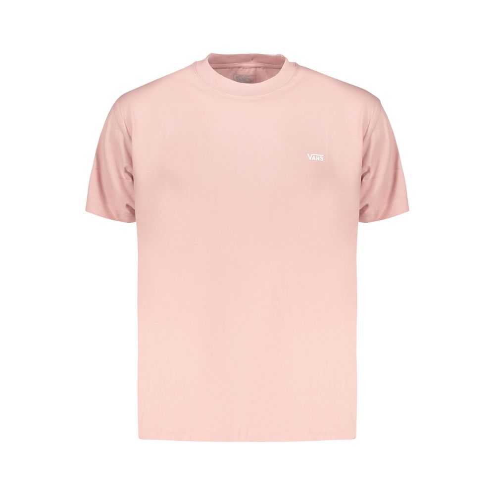 T-shirt Vans da uomo in cotone rosa