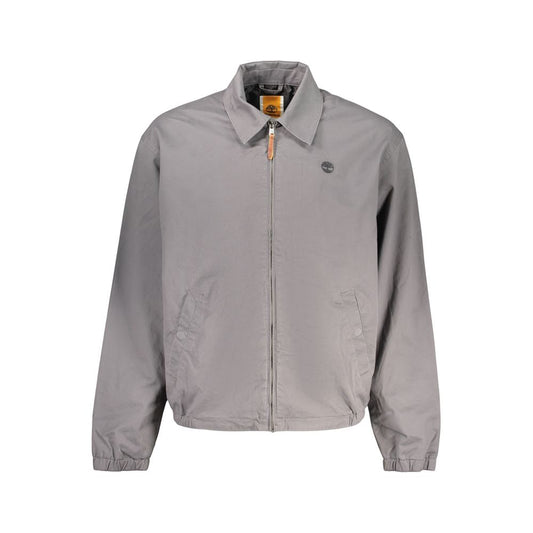 Giacca da uomo Timberland in cotone grigio