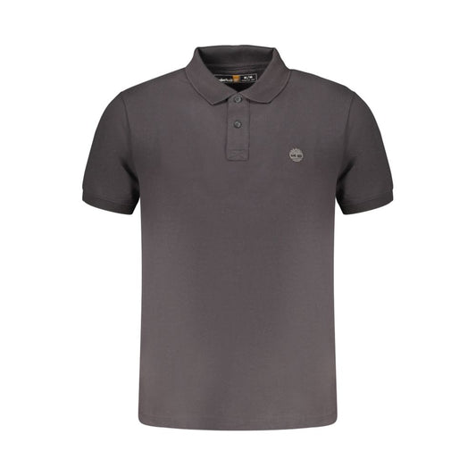 Polo da uomo Timberland in cotone nero