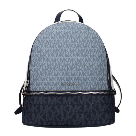Zaino Michael Kors blu in tessuto