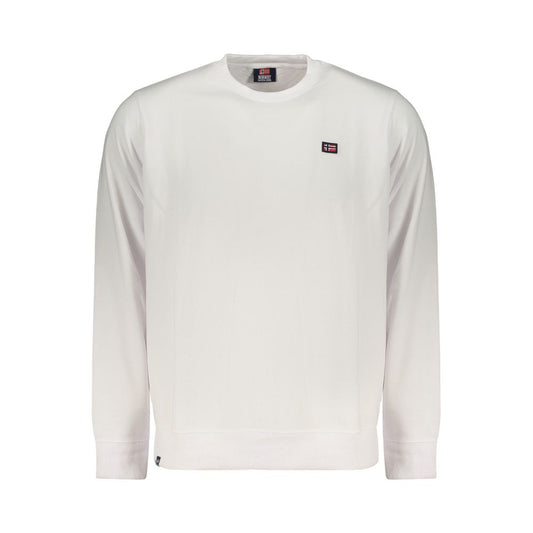 Norvegia 1963 Bianco Cotone Felpa Uomo