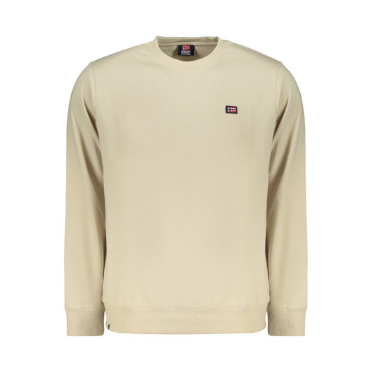Norvegia 1963 Felpa da uomo in cotone beige