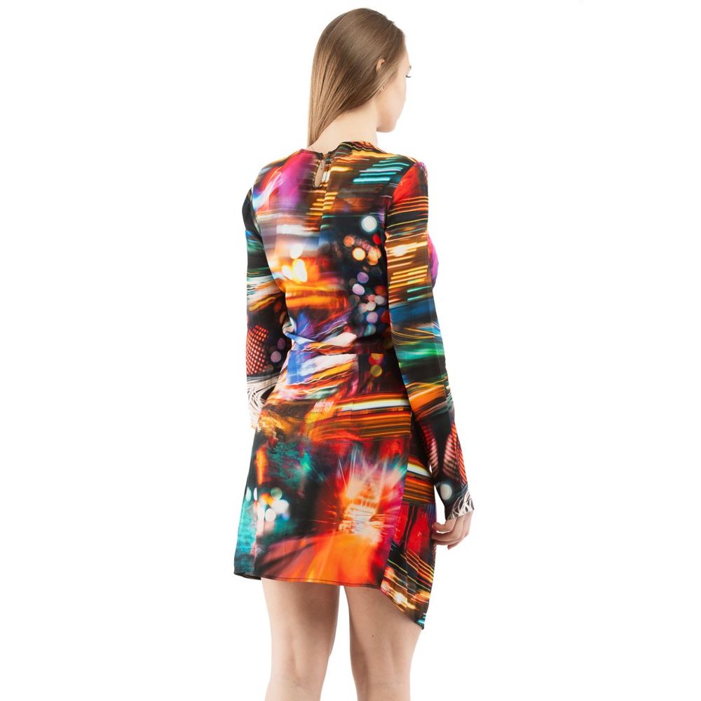 Moschino Abito casual in viscosa multicolor