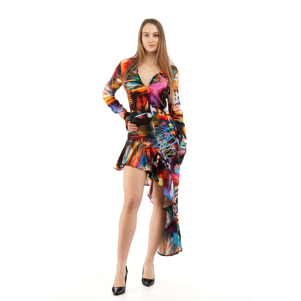 Robe décontractée Moschino multicolore en viscose