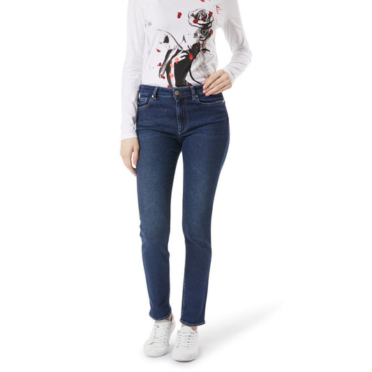 Jeans slim fit in cotone blu Gas
